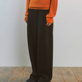 AA7002 Relaxed Twist Trousers_Black