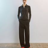AA7002 Relaxed Twist Trousers_Black