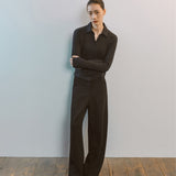 AA7002 Relaxed Twist Trousers_Black