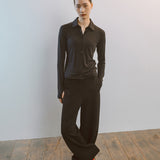 AA7002 Relaxed Twist Trousers_Black