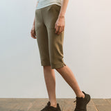 AA7005 Active Capri Pants_Khaki