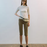 AA7005 Active Capri Pants_Khaki