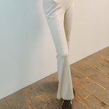 AA7006 Active Bootscut Pants_Light beige